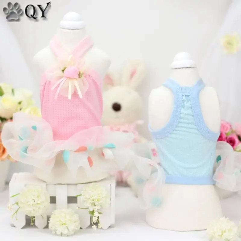 Cotton Lace Flower Round Dot Princess Dog Dress Yorkshire Summer Clothes For Dog Pet Dog Clothing Cats Pet Apparel
Cotton Lace Flower Round Dot Princess Dog Dress Yorkshire Summer Clothes For Dog Pet Dog Clothing Cats Pet Apparel