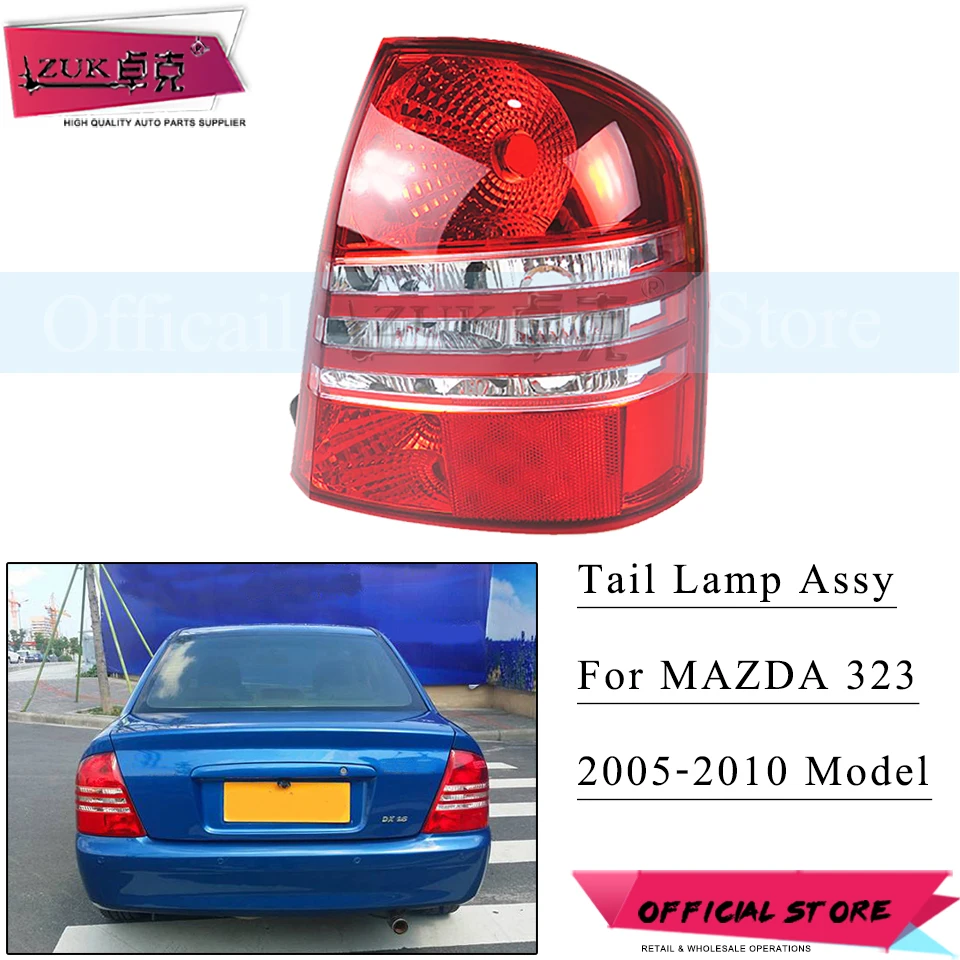 ZUK Car Auto Rear TailLight Rear Light Rear Brake Lamp For MAZDA 323 Protege FAMILY 2005 2006 2007 2008 2009 2010 Tail Lamp
ZUK Car Auto Rear TailLight Rear Light Rear Brake Lamp For MAZDA 323 Protege FAMILY 2005 2006 2007 2008 2009 2010 Tail Lamp