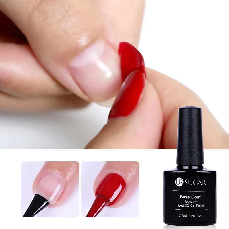 UR SUGAR 7.5ml Soak Off Gel Base Coat No Need Remover Water Soak Off Nail Art UV Primer Gel Nail Polish Top Coat Polish Lacquer
UR SUGAR 7.5ml Soak Off Gel Base Coat No Need Remover Water Soak Off Nail Art UV Primer Gel Nail Polish Top Coat Polish Lacquer