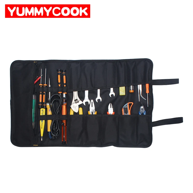 Foldable Oxford Cloth Tool Bag Electrician Wrenches Tool Pouch Roll Rolling Screwdrivers Repairing Storage Organizer Accessories
Foldable Oxford Cloth Tool Bag Electrician Wrenches Tool Pouch Roll Rolling Screwdrivers Repairing Storage Organizer Accessories