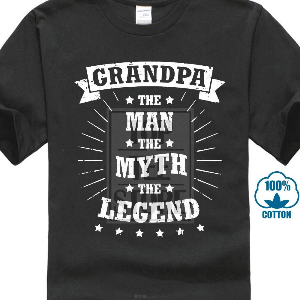 100% Cotton Tops Cool O Neck T Shirt Grandpa The Man The Legend Father'S Day Gift T Shirt Grandfather Print tshirts Men
100% Cotton Tops Cool O Neck T Shirt Grandpa The Man The Legend Father'S Day Gift T Shirt Grandfather Print tshirts Men