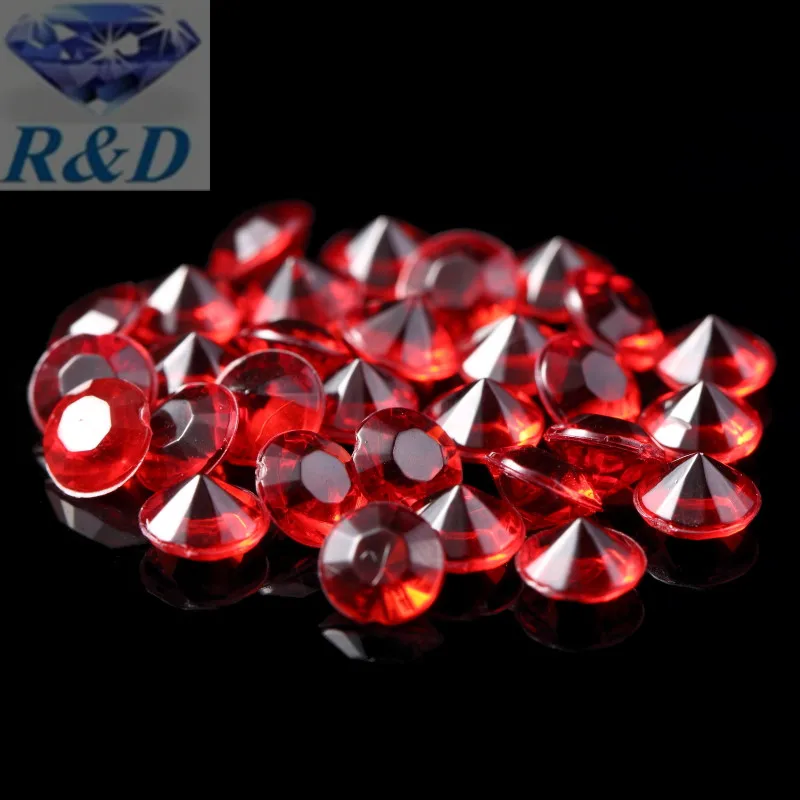 1000 pcs / lot Red Color 10mm 4Carat Wedding Decoration Acrylic Scatter Table Crystals Diamonds Acrylic Diamond Confetti
1000 pcs / lot Red Color 10mm 4Carat Wedding Decoration Acrylic Scatter Table Crystals Diamonds Acrylic Diamond Confetti