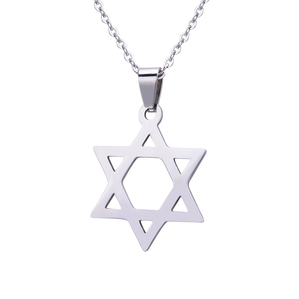 FUNIQUE Stainless Steel Necklace For Men Women 2018 New Hollow Hexagonal Star Pendant Necklace 32mmx25mm Trendy DIY Jewelry Gift
FUNIQUE Stainless Steel Necklace For Men Women 2018 New Hollow Hexagonal Star Pendant Necklace 32mmx25mm Trendy DIY Jewelry Gift