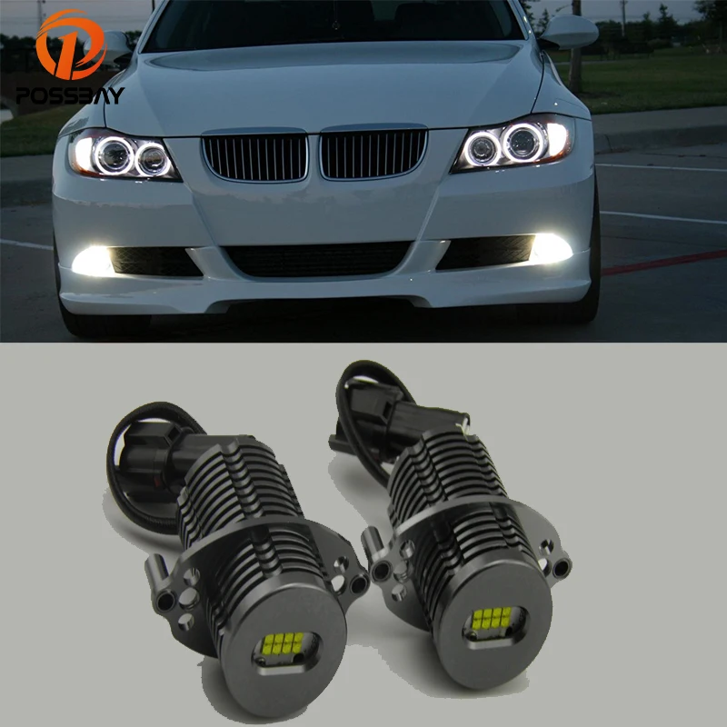 POSSBAY 7W/40W/80W 6000K LED Marker Angel Eyes for BMW 3 Series E90/E91 Sedan/Wagon White LED Headlights for BMW E90 Sedan LCI
POSSBAY 7W/40W/80W 6000K LED Marker Angel Eyes for BMW 3 Series E90/E91 Sedan/Wagon White LED Headlights for BMW E90 Sedan LCI