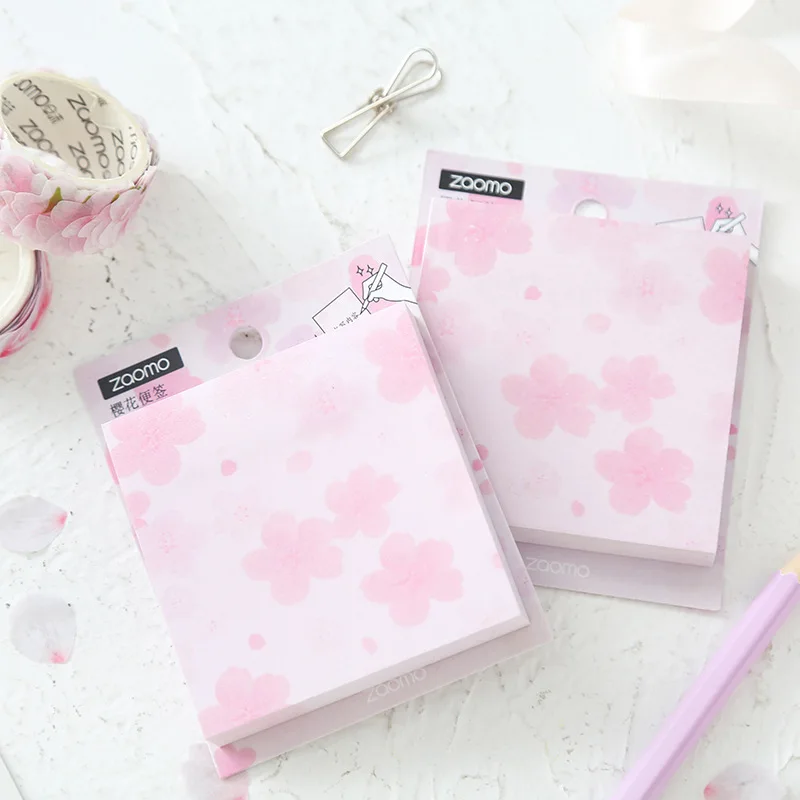 2pcs Sakura flower sticky note 80 sheets Pink cherry blossom color memo record pad Stationery gift Office School supplies A6455
2pcs Sakura flower sticky note 80 sheets Pink cherry blossom color memo record pad Stationery gift Office School supplies A6455