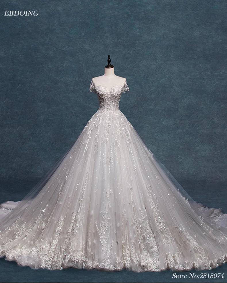 Vestidos De Novia Real Photo A-line Wedding Dress Short Sleeves Boat Neck Plus Sizes Lace Up Chapel Train With Lace Beaded
Vestidos De Novia Real Photo A-line Wedding Dress Short Sleeves Boat Neck Plus Sizes Lace Up Chapel Train With Lace Beaded