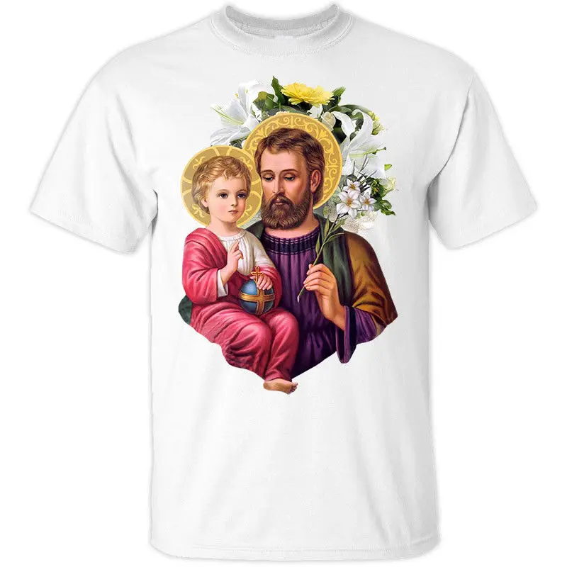 Saint Joseph V9 Christian T Shirt sizes S-3XL Zink Grey Sky Blue Brown Olive cat windbreaker Pug Trump sweat sporter t-shirt
Saint Joseph V9 Christian T Shirt sizes S-3XL Zink Grey Sky Blue Brown Olive cat windbreaker Pug Trump sweat sporter t-shirt