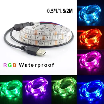 DC 5V USB RGB LED Strip Waterproof led tape Ledstrip smd 5050 Led Stripe Light add 3keys Mini Remote for TV Backlight Lighting
DC 5V USB RGB LED Strip Waterproof led tape Ledstrip smd 5050 Led Stripe Light add 3keys Mini Remote for TV Backlight Lighting