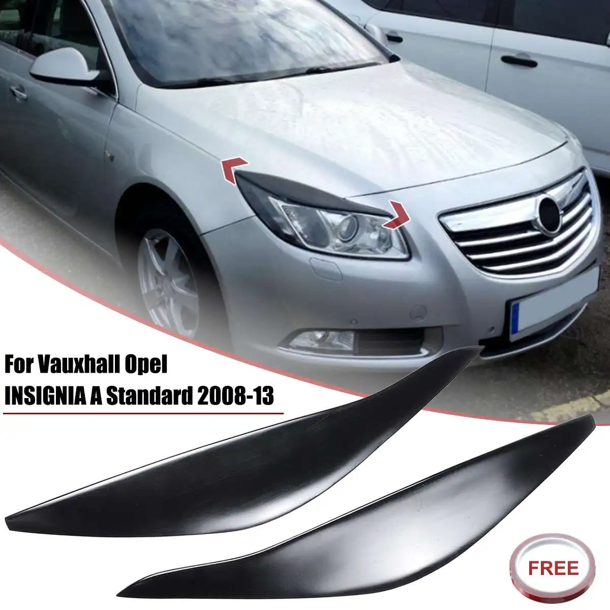 Unpainted Headlight Eyelid Eyebrows For Vauxhall Opel INSIGNIA A Standard 2008-2013 Car Head Lamp Stickers Cover Trim
Unpainted Headlight Eyelid Eyebrows For Vauxhall Opel INSIGNIA A Standard 2008-2013 Car Head Lamp Stickers Cover Trim