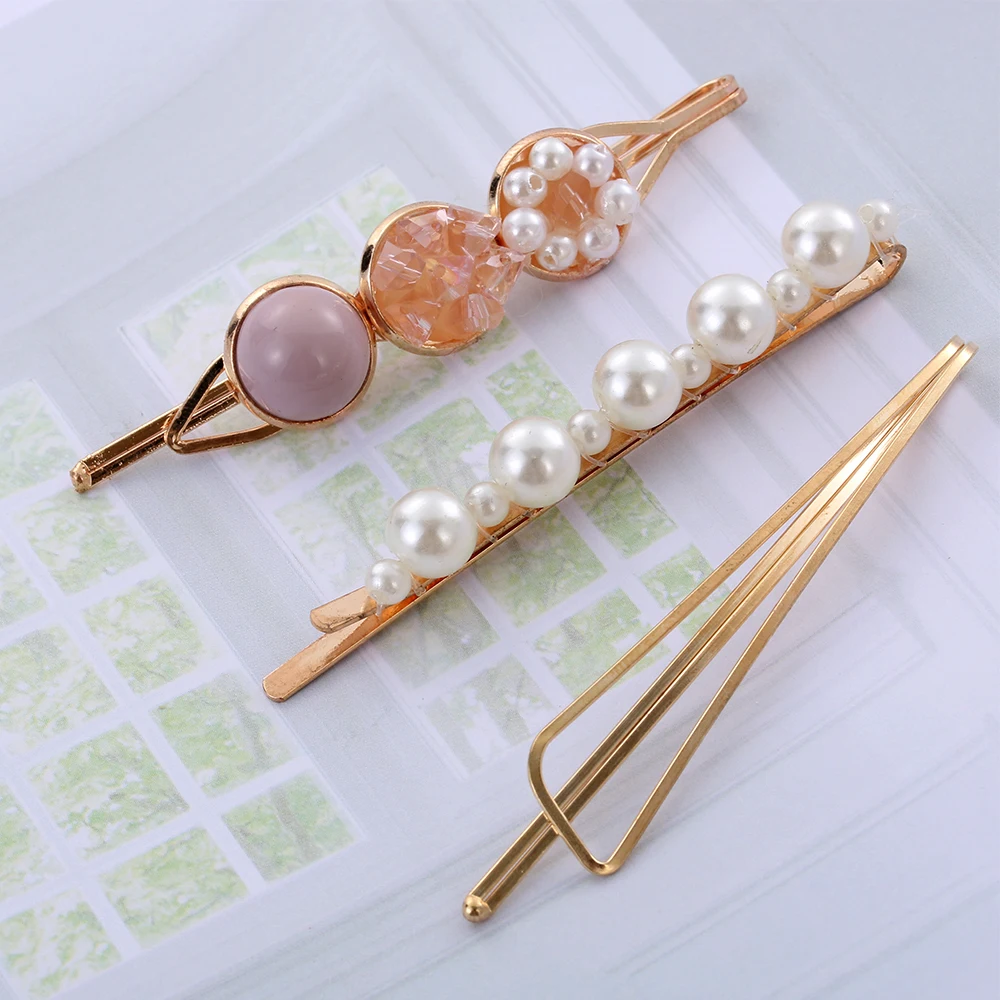 1Set Fashion Elegant Pearl Hairpin For Women Girl Rhinestone Hair Clips Barrette Hairgrip Korean Style Hair Styling Accessories
1Set Fashion Elegant Pearl Hairpin For Women Girl Rhinestone Hair Clips Barrette Hairgrip Korean Style Hair Styling Accessories