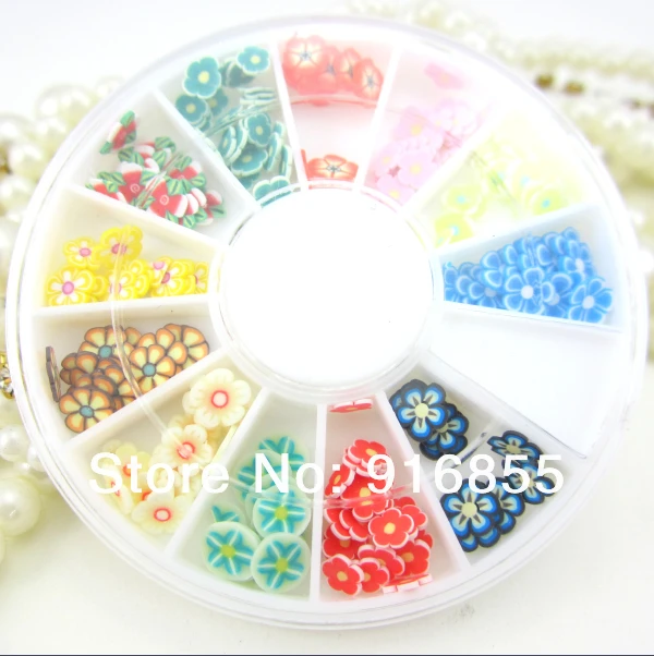 Free shipping 1Box 12 Color mix Plum flower shape Nail Art Fimo 3D Polymer Clay DIY Slice Decoration W/box Wheel
Free shipping 1Box 12 Color mix Plum flower shape Nail Art Fimo 3D Polymer Clay DIY Slice Decoration W/box Wheel