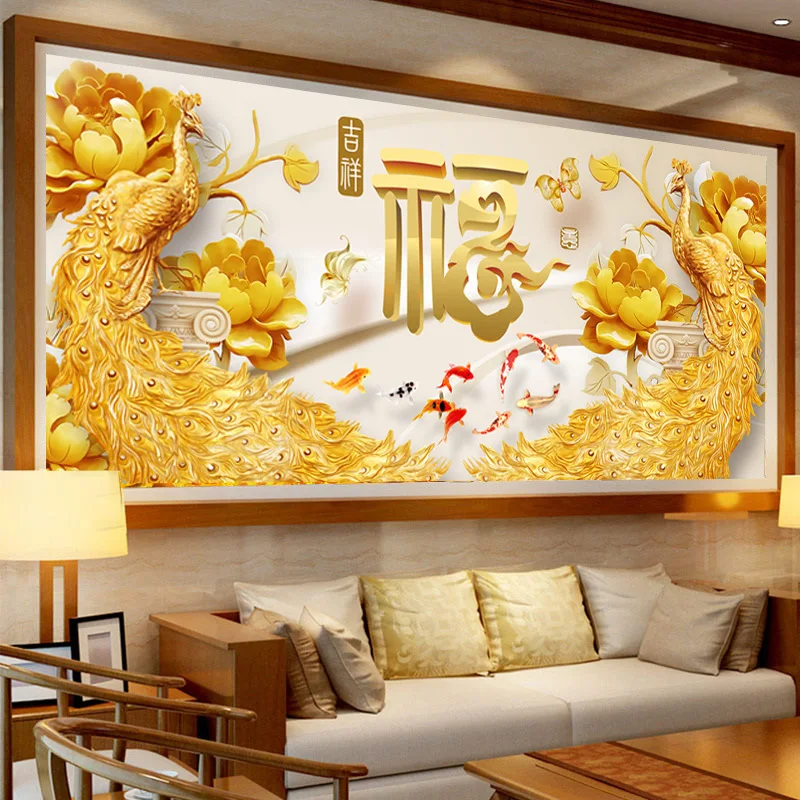 DIY 5D Sale Diamond Embroidery, Diamond Mosaic, Special Shaped, Full, Golden Peacock, Diamond Painting, Cross Stitch, Decoration
DIY 5D Sale Diamond Embroidery, Diamond Mosaic, Special Shaped, Full, Golden Peacock, Diamond Painting, Cross Stitch, Decoration
