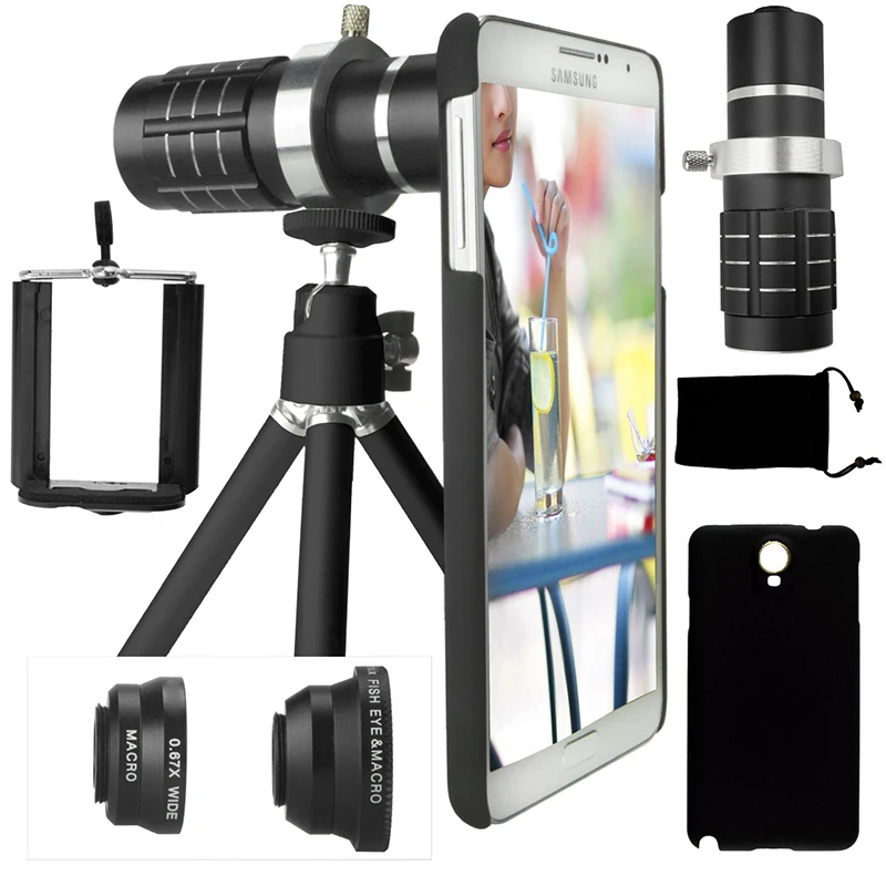 12X Zoom Holder Case teleobjetivas Telescope+Awesome 3 Lens+Camera tele Photo Tripod For Samsung Galaxy S8 PLUS S5 Neo S9 PLUS
12X Zoom Holder Case teleobjetivas Telescope+Awesome 3 Lens+Camera tele Photo Tripod For Samsung Galaxy S8 PLUS S5 Neo S9 PLUS