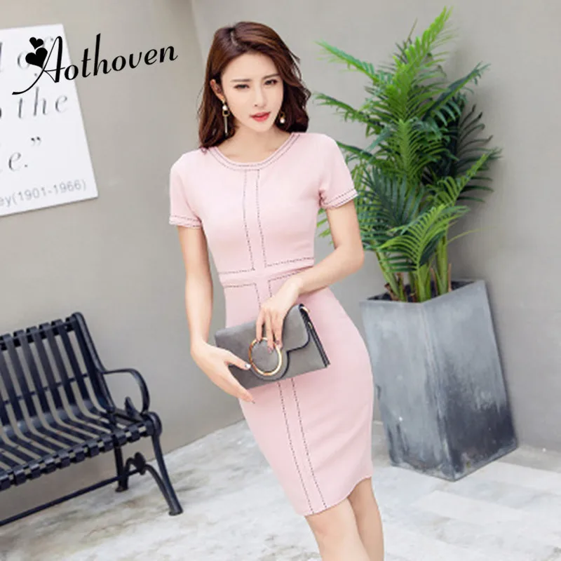 2019 Summer Sexy Party Bodycon Pencil Office Dresses Women Short Sleeve O Neck Elegant Dresses Vintage Bandage Dress Vestidos
2019 Summer Sexy Party Bodycon Pencil Office Dresses Women Short Sleeve O Neck Elegant Dresses Vintage Bandage Dress Vestidos