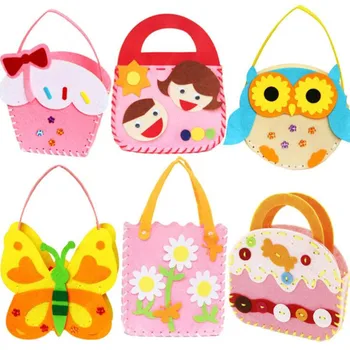Cartoon Non-woven Handcrafts Bag Children Kindergarten DIY Handmade Materials Handheld Bags Party Favors Gift Christmas
Cartoon Non-woven Handcrafts Bag Children Kindergarten DIY Handmade Materials Handheld Bags Party Favors Gift Christmas