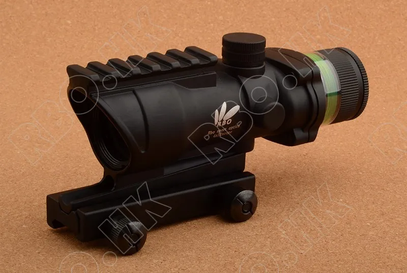 Tactical prism optics green fiber 4x32 acog style rifle scope with 20mm picatinny rail mount base M9430
Tactical prism optics green fiber 4x32 acog style rifle scope with 20mm picatinny rail mount base M9430