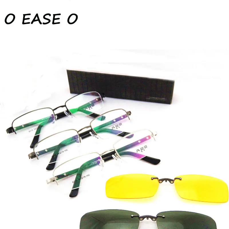 Popular Optical Frame With clip-on sets clip on sunglasses Polarized Driving Night Vision Yellow Lense With Spring Hinge 6015
Popular Optical Frame With clip-on sets clip on sunglasses Polarized Driving Night Vision Yellow Lense With Spring Hinge 6015