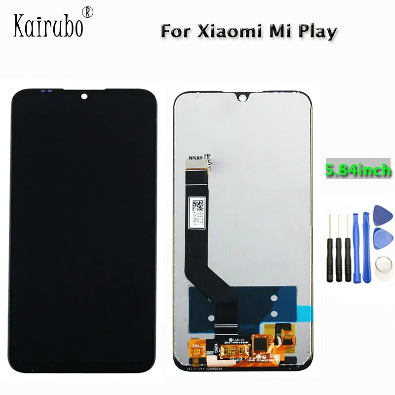 100% Working AAA Quality LCD Screen For Xiaomi Mi Play Display Digitizer Assembly Touch Replacement 5.84" Panel +Kits | Мобильные