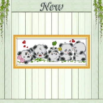 Lovely baby China pandas animals painting diy counted Print on canvas DMC 11CT 14CT Cross Stitch Needlework kits embroidery Sets
Lovely baby China pandas animals painting diy counted Print on canvas DMC 11CT 14CT Cross Stitch Needlework kits embroidery Sets