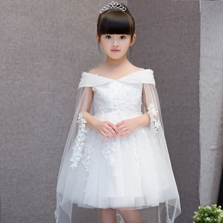 Kids Banquet Dress White Emboridery Ball Gowns Shoulderless Elegant Girl's Wedding Clothing Luxury Birthday Party Dresses S140
Kids Banquet Dress White Emboridery Ball Gowns Shoulderless Elegant Girl's Wedding Clothing Luxury Birthday Party Dresses S140