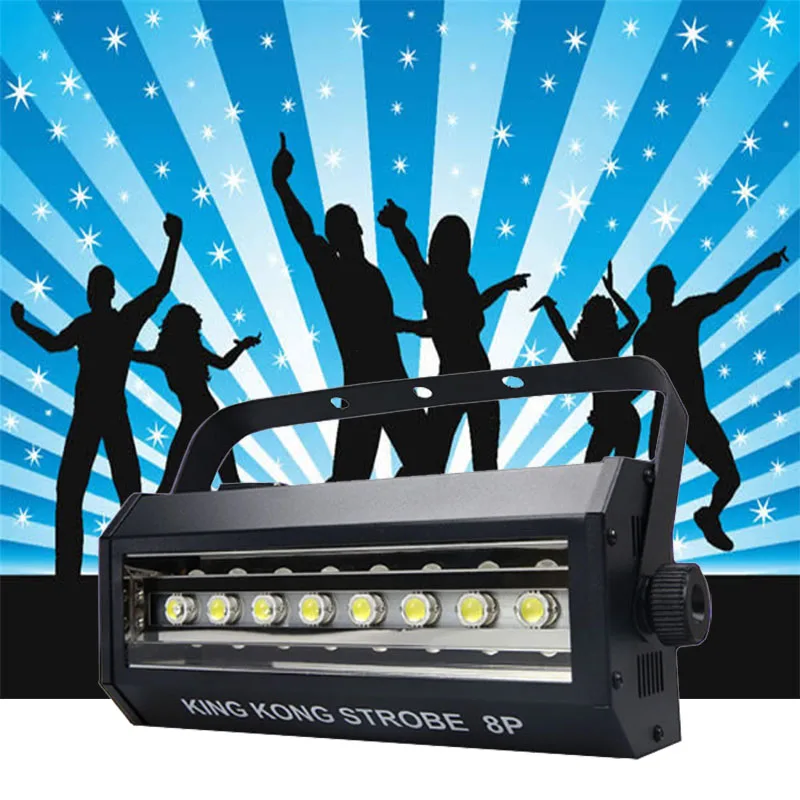 High brightness King Kong 8P strobe 200W LED Strobe DMX Sound control DJ Disco Bar Party Show Stage Lighting LED Projector
High brightness King Kong 8P strobe 200W LED Strobe DMX Sound control DJ Disco Bar Party Show Stage Lighting LED Projector