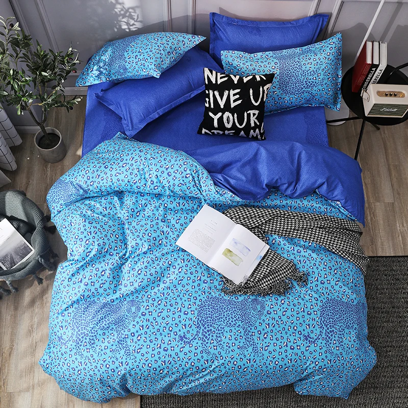 Nordic Leopard Pattern Bedding Linen Set Animals Bedclothes Soft Pillowcase Bed Sheet Duvet Cover CN Queen Boy Girls Bedding Set
Nordic Leopard Pattern Bedding Linen Set Animals Bedclothes Soft Pillowcase Bed Sheet Duvet Cover CN Queen Boy Girls Bedding Set