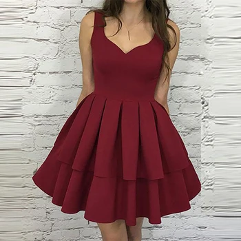 Short Evening Dress Satin A-line V Neck Sleeveless Elegant Formal Party Gowns Prom Abendkleider Robe De Soiree
Short Evening Dress Satin A-line V Neck Sleeveless Elegant Formal Party Gowns Prom Abendkleider Robe De Soiree