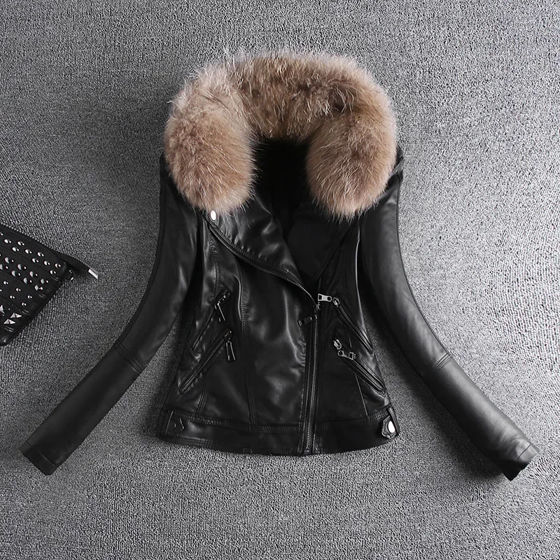 2018 Promotion Chaquetas De Cuero Mujer Leather Jacket Women 2xl 3xl Leather Female Pu Jacket Size Slim Quilted Revert Coat
2018 Promotion Chaquetas De Cuero Mujer Leather Jacket Women 2xl 3xl Leather Female Pu Jacket Size Slim Quilted Revert Coat