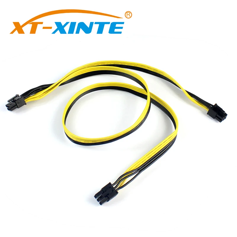 XT-XINTE PCI-E PCI Express 6Pin male to Dual 6Pin 2 Port Male Adapter GPU Video Card PCIe Power Cable 18AWG 70cm+30cm Wire Line
XT-XINTE PCI-E PCI Express 6Pin male to Dual 6Pin 2 Port Male Adapter GPU Video Card PCIe Power Cable 18AWG 70cm+30cm Wire Line