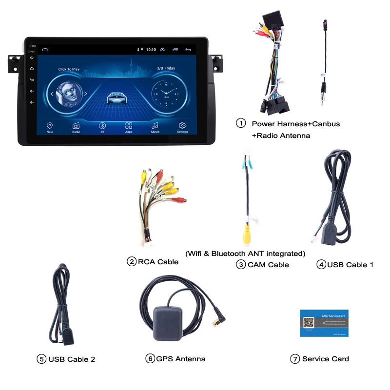 Super Slim Touch Screen Android 8.1 radio GPS Navigation for BMW E46 318 325 320 M3 3series headunit Stereo Multimedia Bluetooth
Super Slim Touch Screen Android 8.1 radio GPS Navigation for BMW E46 318 325 320 M3 3series headunit Stereo Multimedia Bluetooth