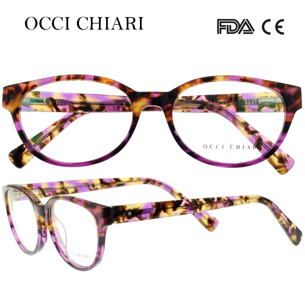 OCCI CHIARI Eyeglasses For Women Female Brand Designer Prescription Nerd Lens Medical Optical Glasses Hand Made Frame W-CERILLI
OCCI CHIARI Eyeglasses For Women Female Brand Designer Prescription Nerd Lens Medical Optical Glasses Hand Made Frame W-CERILLI