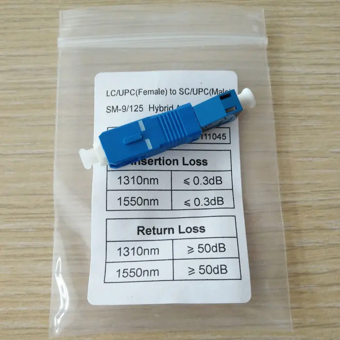 Free Shipping SC Male to LC Female Fiber Optic Adapter SC-LC Hybrid Optical Adaptor
Free Shipping SC Male to LC Female Fiber Optic Adapter SC-LC Hybrid Optical Adaptor