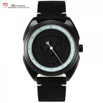 Fashion Collared Carpet Shark Sport Watch Original Green One Hour Hand Leather Strap Quartz Men Clock Reloj Hombre Watches/SH573
Fashion Collared Carpet Shark Sport Watch Original Green One Hour Hand Leather Strap Quartz Men Clock Reloj Hombre Watches/SH573