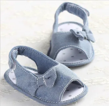 2017 Summer Baby Toddler Girls Soft Sole Denim Bowknot Prewalker Non-Slip Crib Shoes Infantil Newborn Flat Cotton Shoes 0-18M
2017 Summer Baby Toddler Girls Soft Sole Denim Bowknot Prewalker Non-Slip Crib Shoes Infantil Newborn Flat Cotton Shoes 0-18M