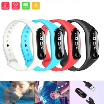 M3 Bluetooth Touch Screen Time Smart Watch Bracelet Wristband Heart Rate Test and Sleep Reminder Smartwatch for IOS / Android
M3 Bluetooth Touch Screen Time Smart Watch Bracelet Wristband Heart Rate Test and Sleep Reminder Smartwatch for IOS / Android