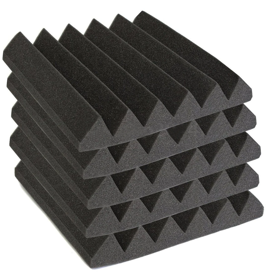 HLBY-12 Pack Acoustic Wedge Studio Foam Sound Absorption Wall Panels 2 inch x 12 inch x 12 inch
HLBY-12 Pack Acoustic Wedge Studio Foam Sound Absorption Wall Panels 2 inch x 12 inch x 12 inch