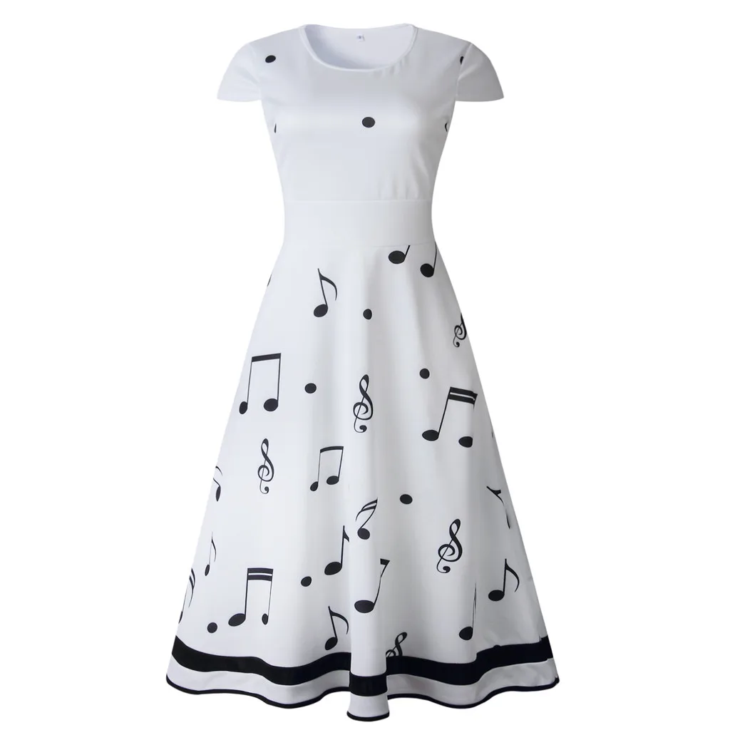 JAYCOSIN Women Musical Note Print Sleeveless O Neck Dress Evening Party Dress Pure And Pure Style
JAYCOSIN Women Musical Note Print Sleeveless O Neck Dress Evening Party Dress Pure And Pure Style