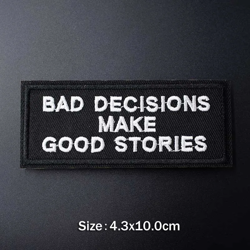 Bad ... Size:4.3x10cm Embroidered Patch for Clothing Iron on Sew Applique Cute Fabric Clothes Shoes Bags DIY Decoration Patches
Bad ... Size:4.3x10cm Embroidered Patch for Clothing Iron on Sew Applique Cute Fabric Clothes Shoes Bags DIY Decoration Patches