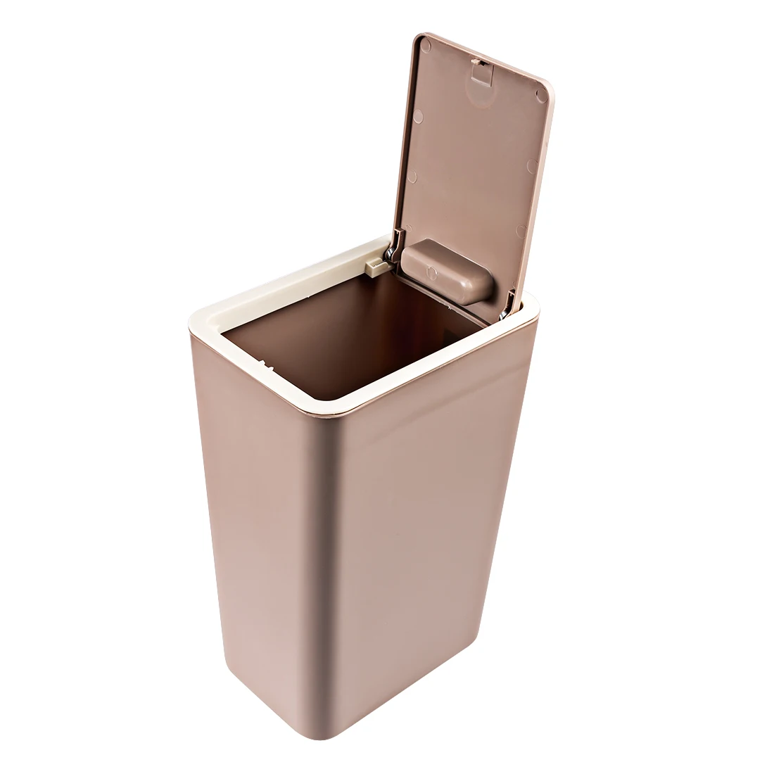 12L Pressing Type Trash Can Household Garbage Can with Lid for Home Office - Coffee
12L Pressing Type Trash Can Household Garbage Can with Lid for Home Office - Coffee