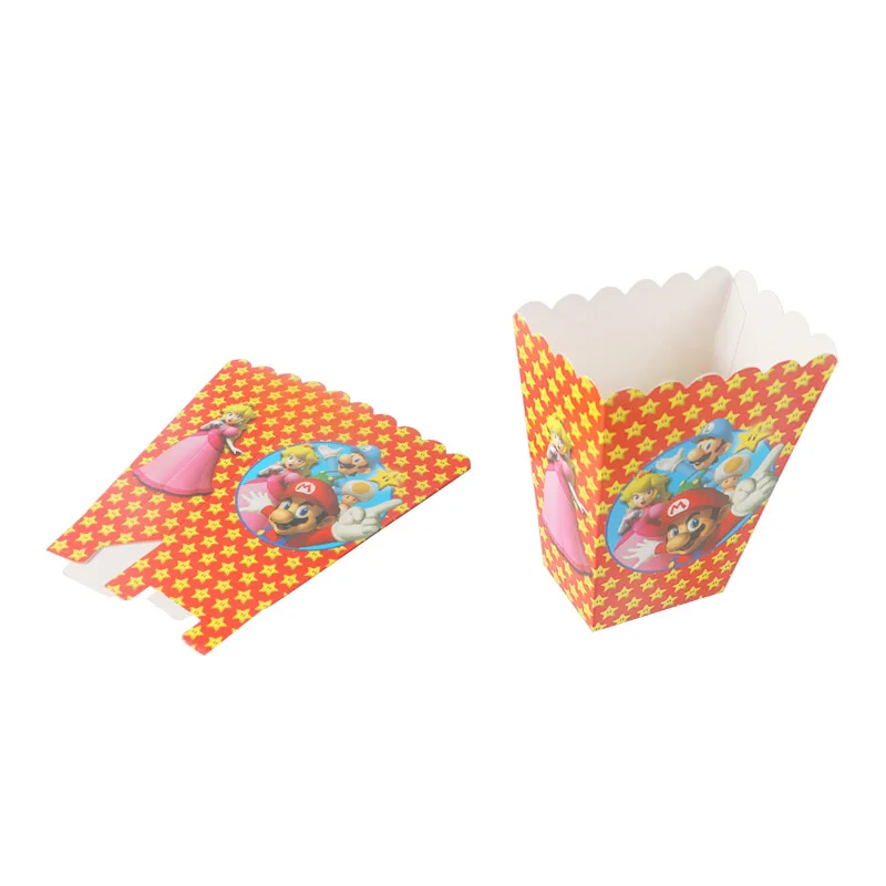 6pcs/pack super Mario theme popcorn boxes Mario bros popcorn boxes super Mario bros theme party decorations
6pcs/pack super Mario theme popcorn boxes Mario bros popcorn boxes super Mario bros theme party decorations