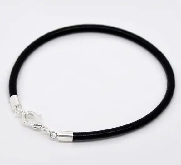 DoreenBeads Retail Silver color Lobster Clasp Black Real Leather Bracelets Fit European Charm 18cm,sold per pack of 4
DoreenBeads Retail Silver color Lobster Clasp Black Real Leather Bracelets Fit European Charm 18cm,sold per pack of 4