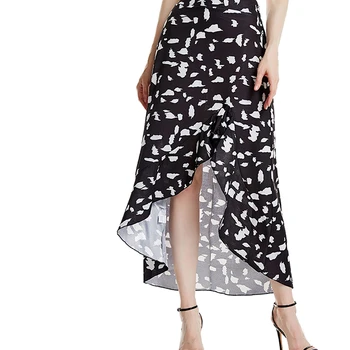 Summer Casual Bohemia Sexy Wave Point High Waist Ruffled Irregular Split Black And White Midi Skirts Office Womens Clothes
Summer Casual Bohemia Sexy Wave Point High Waist Ruffled Irregular Split Black And White Midi Skirts Office Womens Clothes