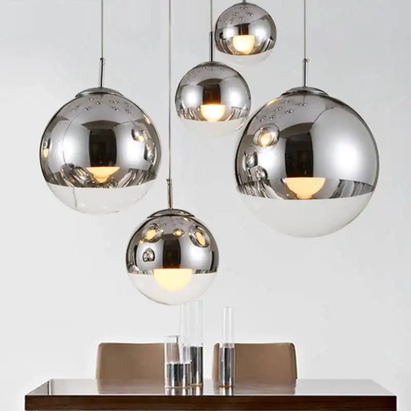 Nordic Electroplate Glass Pendant Lamp Mirror Ball Cord Pendant Lights Modern Bubble Hanging Lights for Living Room Fixtures
Nordic Electroplate Glass Pendant Lamp Mirror Ball Cord Pendant Lights Modern Bubble Hanging Lights for Living Room Fixtures