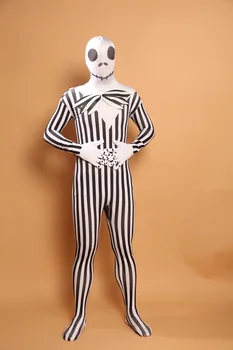 (LP58188) Stripe Skull Pattern Lycra Spandex Bodysuit Full Body Zentai Suit Halloween Costume
(LP58188) Stripe Skull Pattern Lycra Spandex Bodysuit Full Body Zentai Suit Halloween Costume