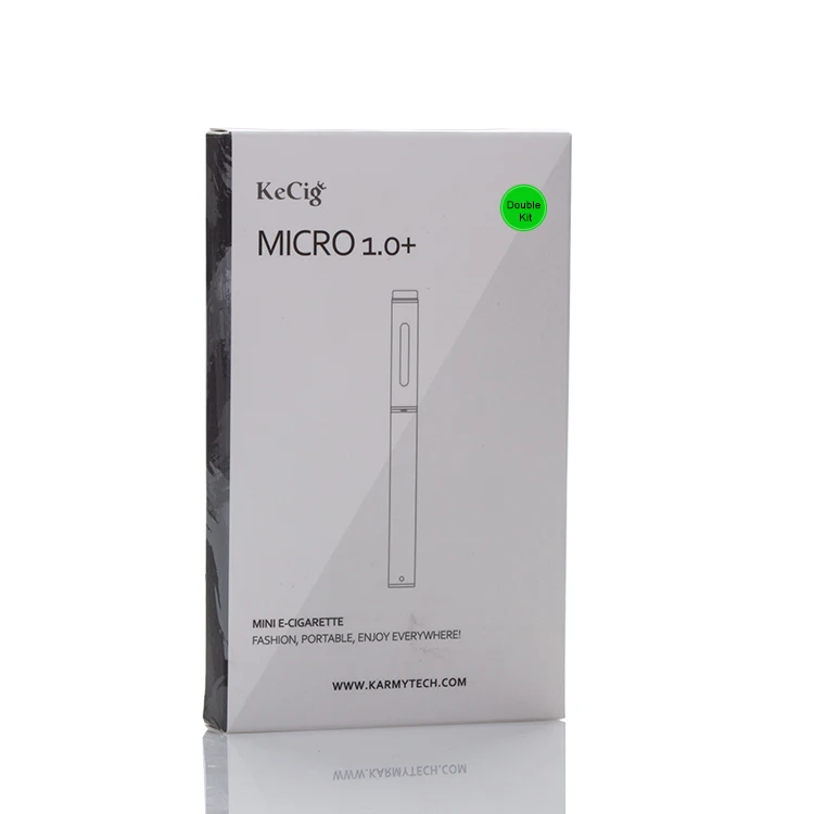 Original KeCig Kamry Micro 1.0+ Plus Vapor Mini E-Cig Double Kit Top Filling Atomizer E-Cigarette Vape Pen vaporizer Slim E Cig
