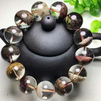 Natural Crystal Bracelet Phantom Ghost Quartz Gemstone 17.3-17.8mm Free Shipping
Natural Crystal Bracelet Phantom Ghost Quartz Gemstone 17.3-17.8mm Free Shipping
