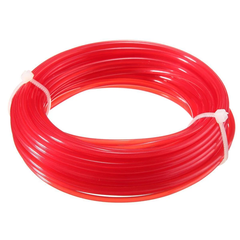 1pcs Nylon Strimmer Line Cord Wire String Grass Trimmer Line For Garden Lawn Mower Grass Cutter Trimmer Line 15mX2.4mm