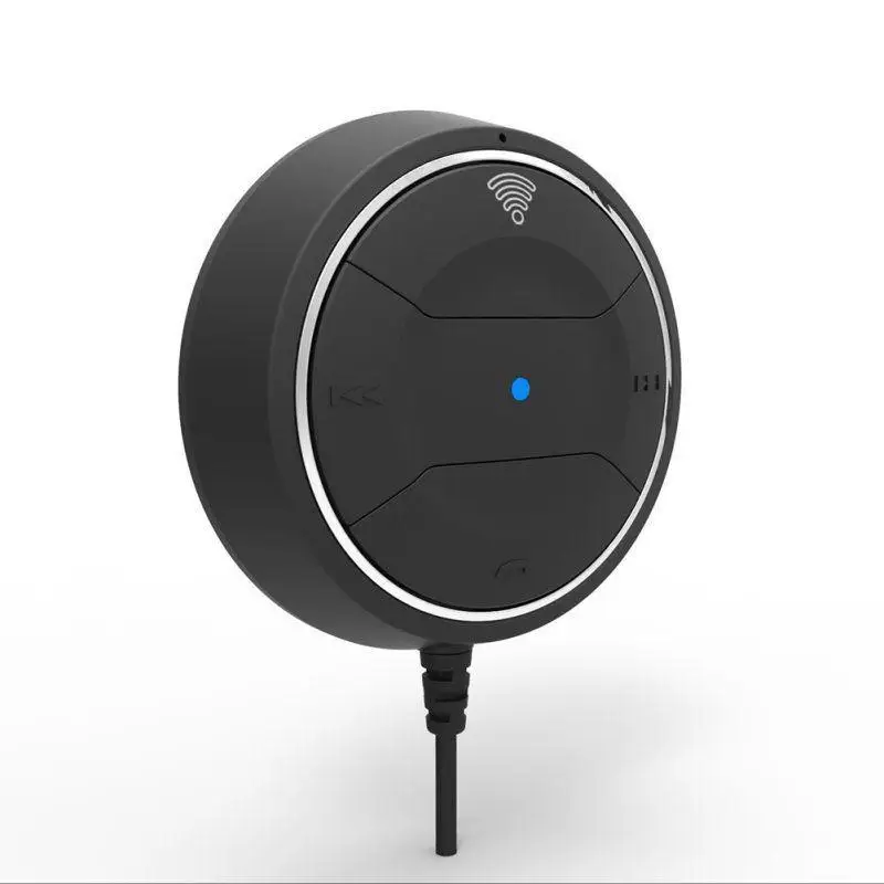 

Wireless Bluetooth V4.0 Music Speaker Receiver 3.5mm Handsfree Car Speakers W/NFC Black