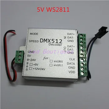 Best price 1 pcs WS2811 DC5V DMX LED RGB Controller dmx512 decoder controller for led strip light led lamp
Best price 1 pcs WS2811 DC5V DMX LED RGB Controller dmx512 decoder controller for led strip light led lamp