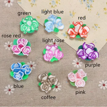 10pc/lot 20mm 3d Polymer Clay Fimo Beautiful Rose Flower Beads Diy Vintage Jewelry Arts Crafts Phone Case Decoration Accessories
10pc/lot 20mm 3d Polymer Clay Fimo Beautiful Rose Flower Beads Diy Vintage Jewelry Arts Crafts Phone Case Decoration Accessories